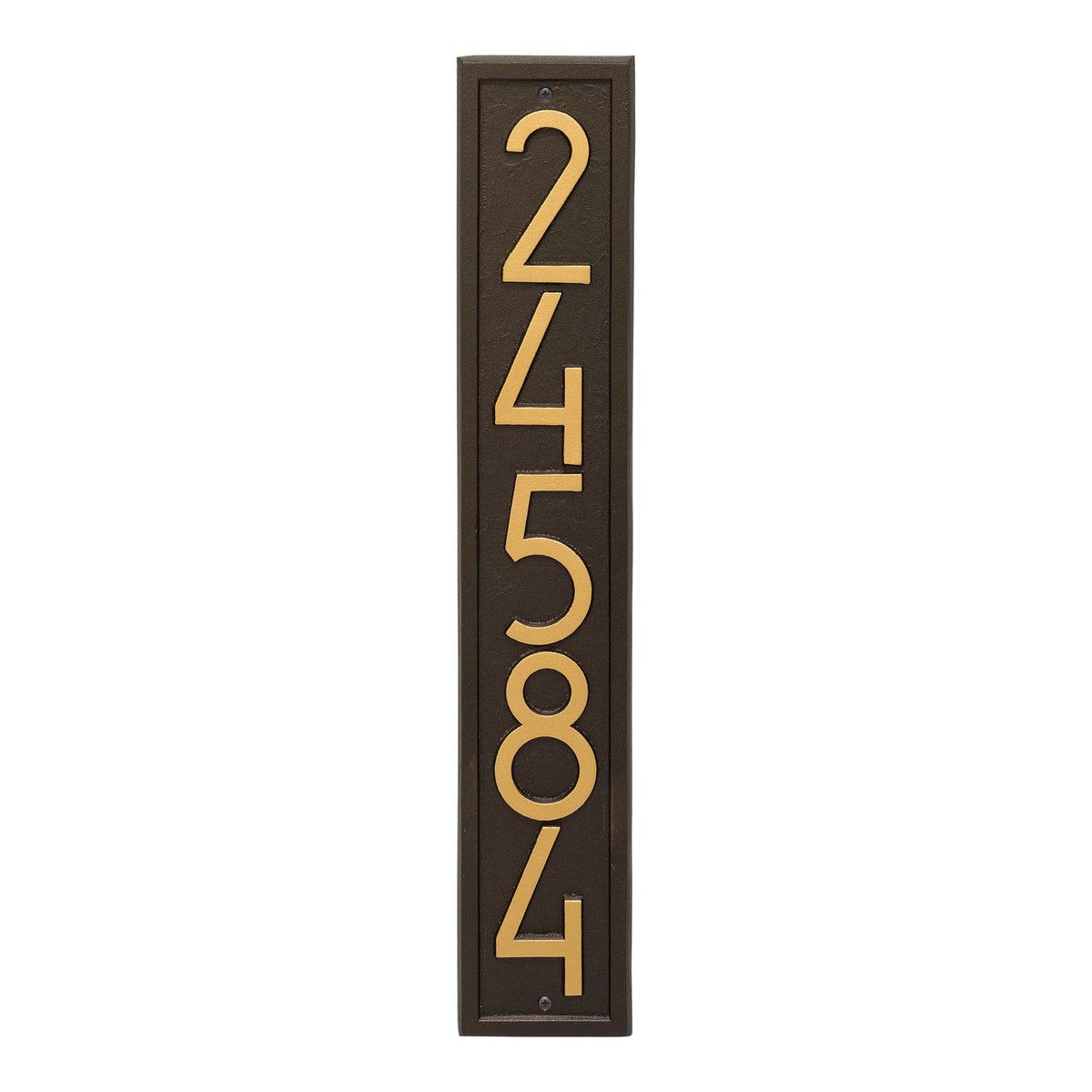 Whitehall Vertical Custom Wall Plaque - Aged Bronze