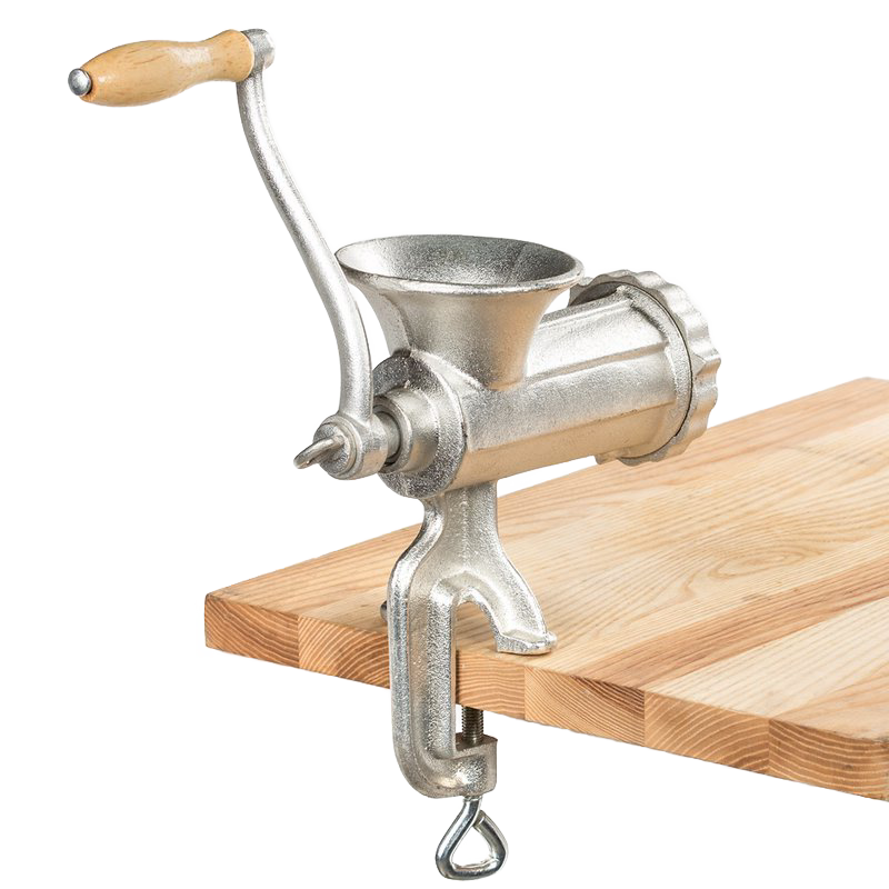 #10 Clamp-On Manual Meat Grinder
