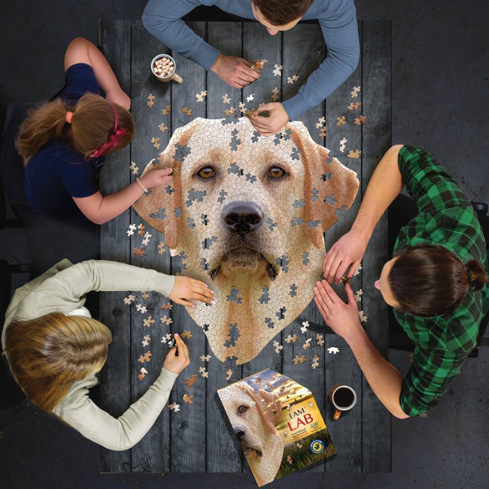 Shaped Jigsaw Puzzle - Lab - 550pcs