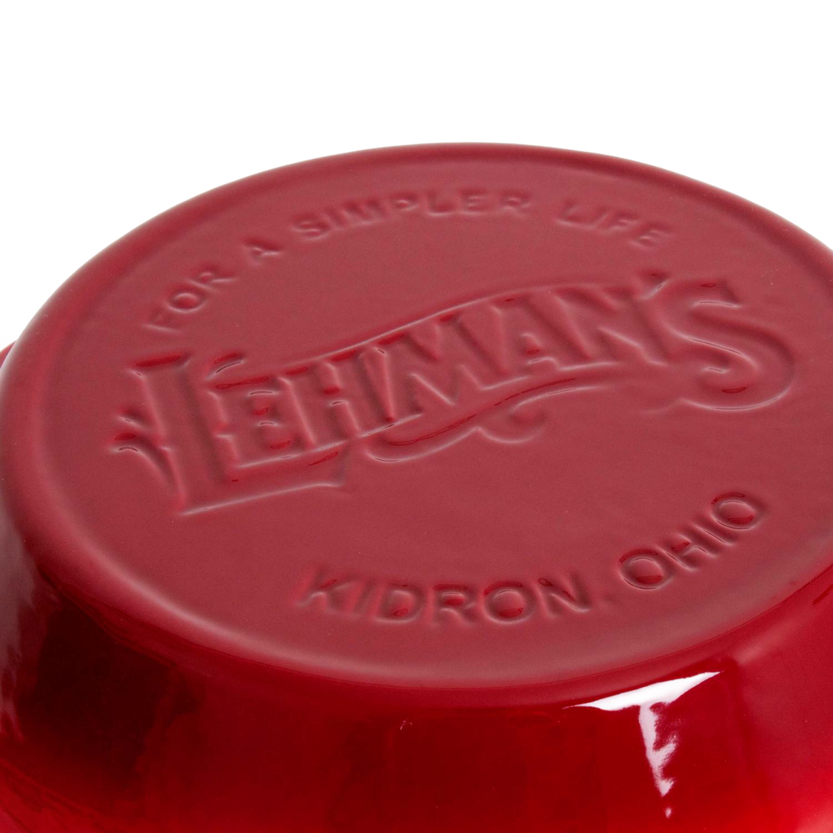 Lehman's Cast Iron Pie Pan with Crimped Edges