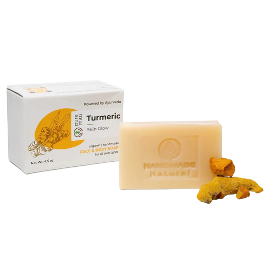 Turmeric Skin Glow Ayurvedic Bar Soap - Organic / Handmade