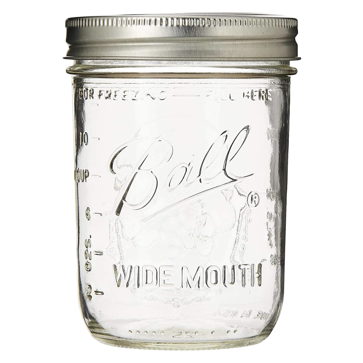 Ball Wide-Mouth Pint Canning Jars (12)