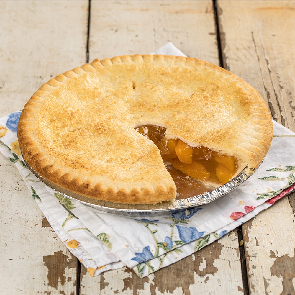 Freshly Baked Peach Pie