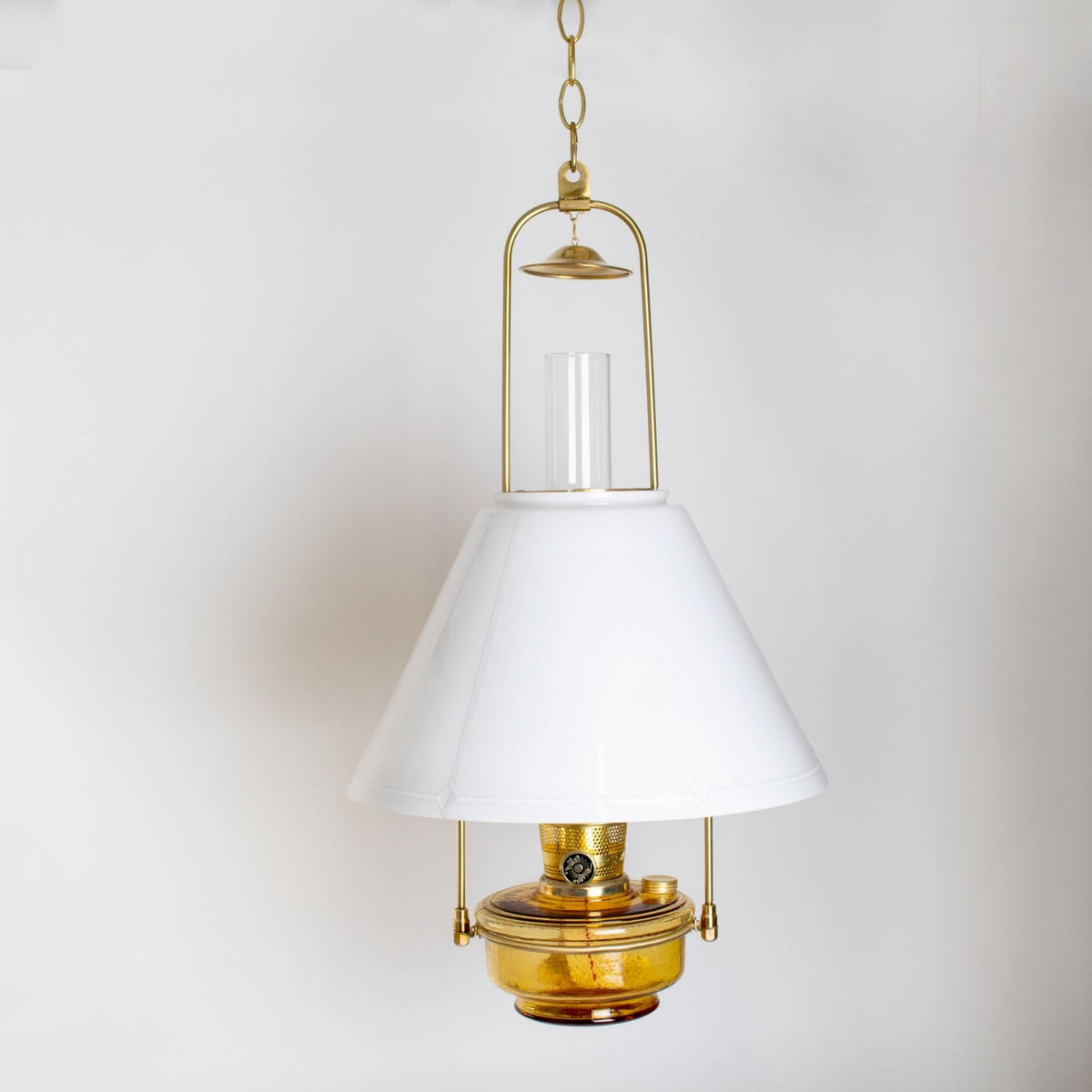 Aladdin Amber Regency Hanging Oil Lamp