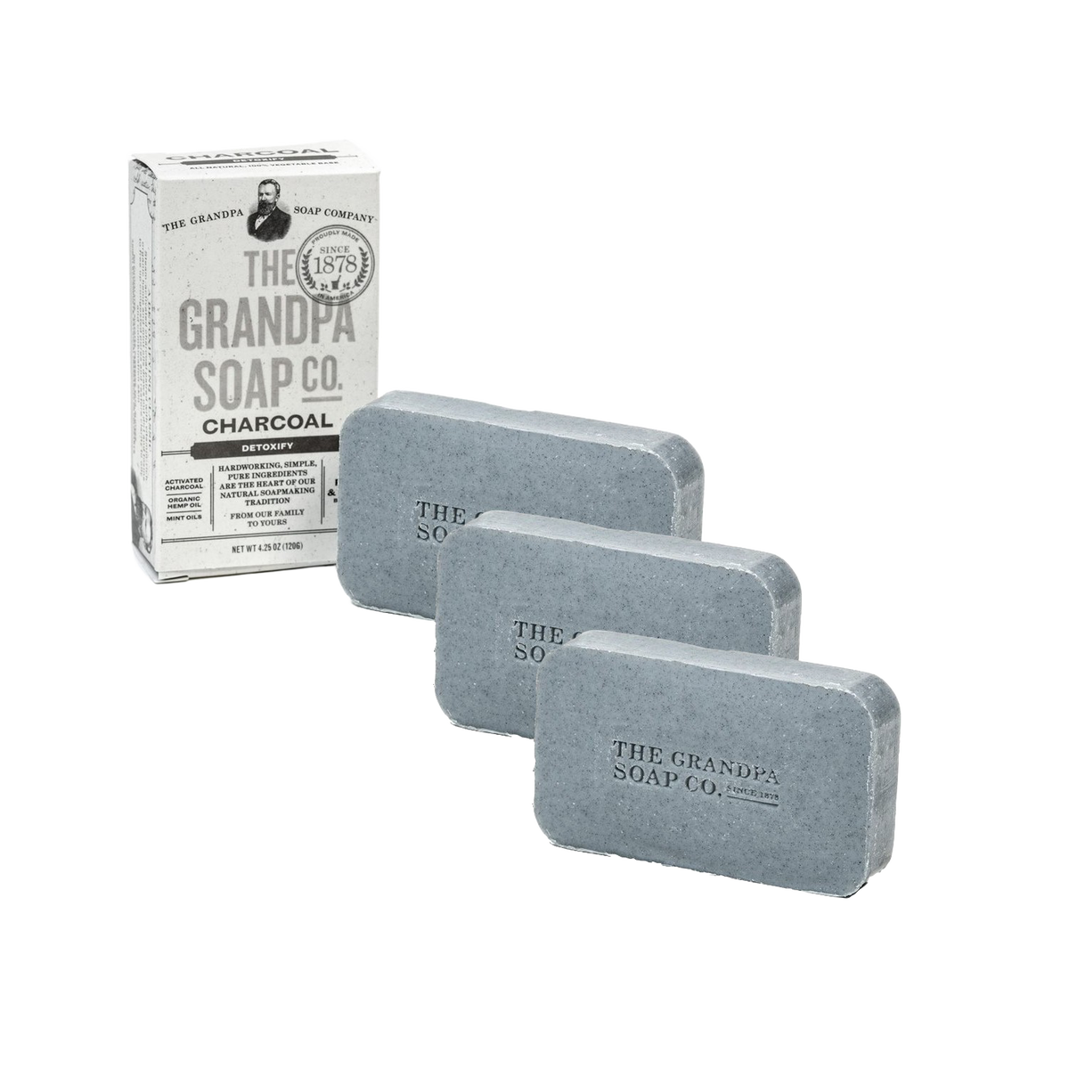 Grandpa's Charcoal Bar Soap