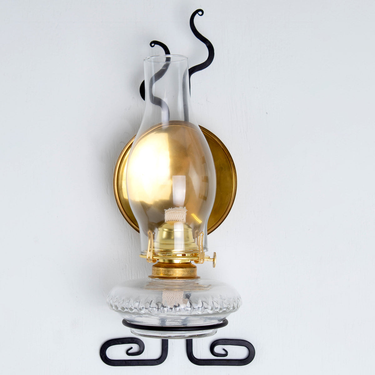 Solid Brass Reflector for French Alps Brass Oil Lamps