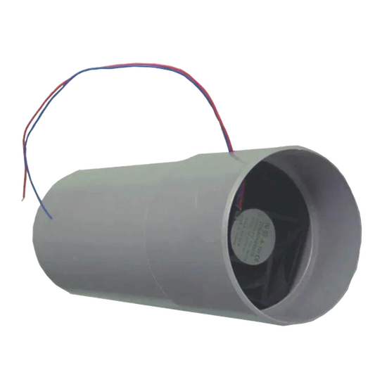 12 volt Fan for Non-electric Composting Toilet