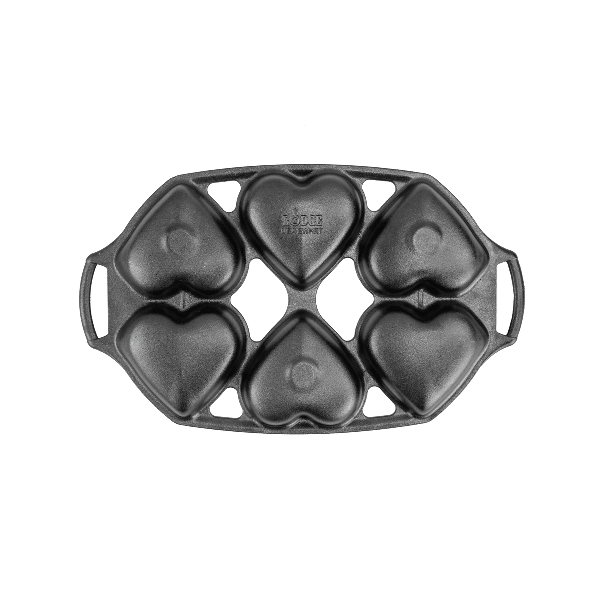 Lodge Cast Iron Heart Mini Cake Pan