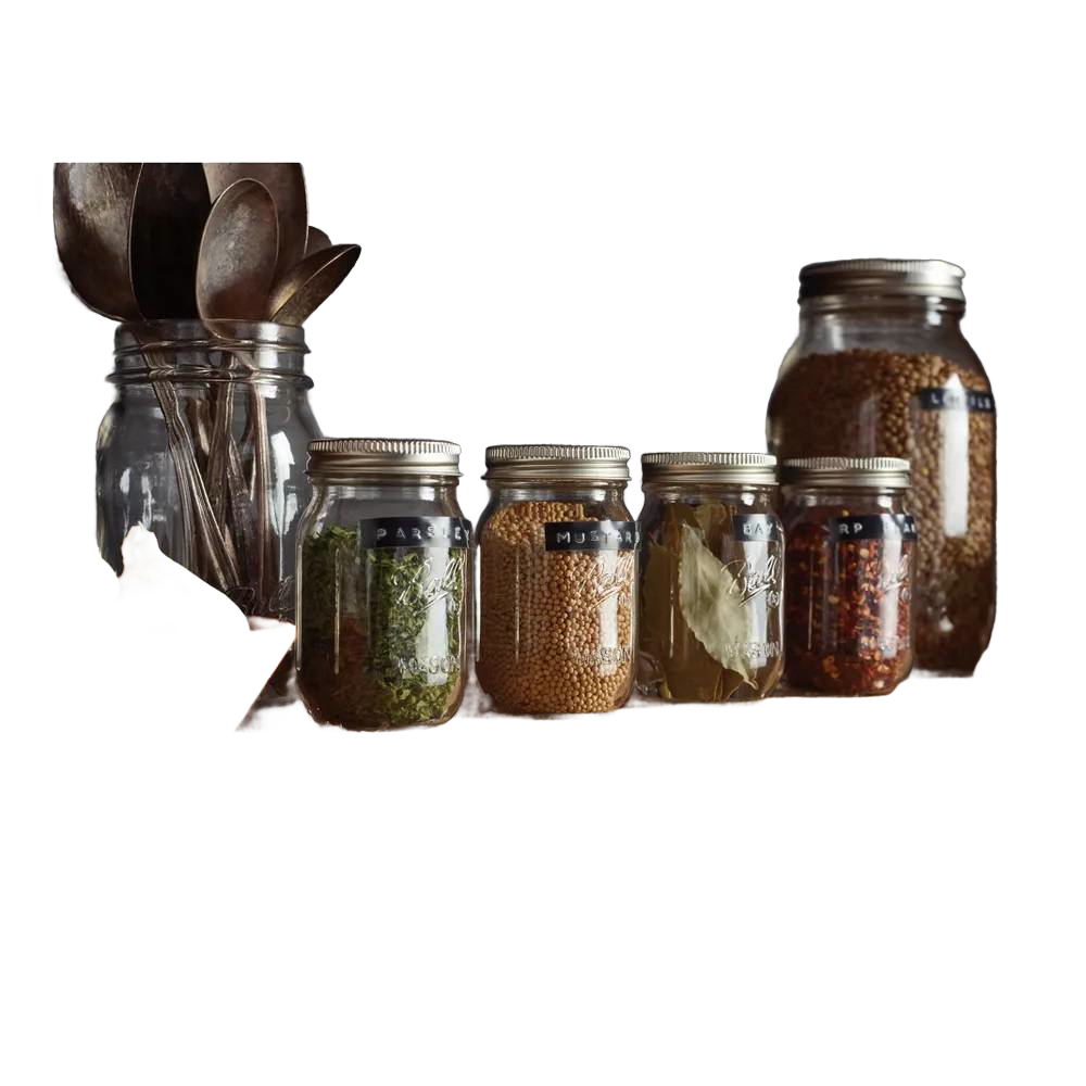 Ball Mini Storage Jars and Lids - 4 oz (4 pk)