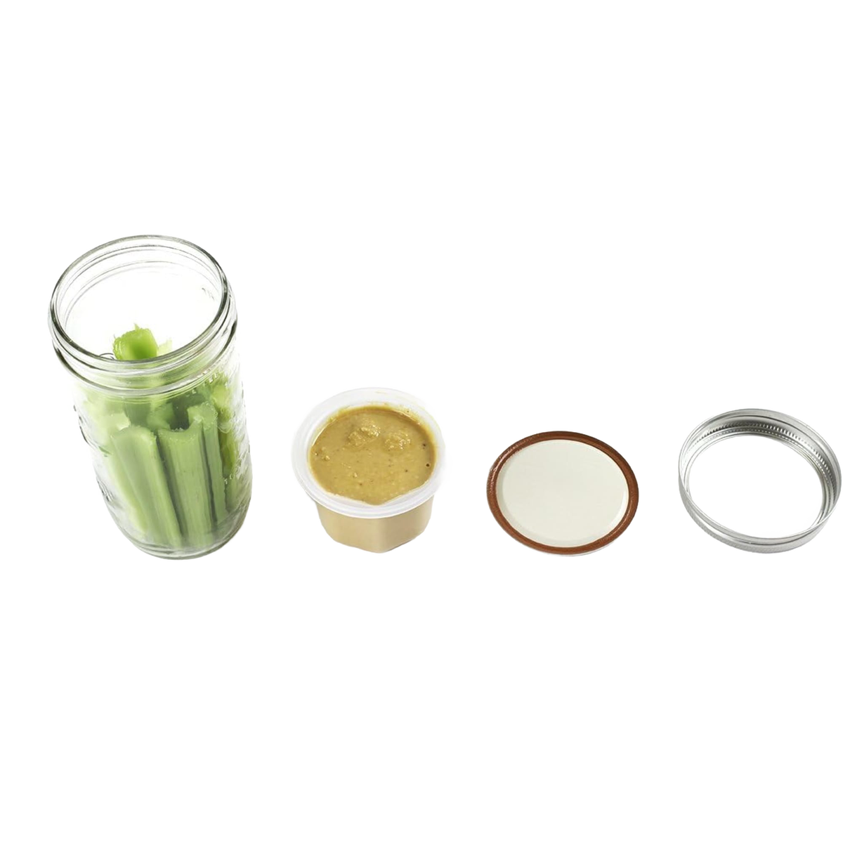 Cuppow Mason Jar Divider Cup (BNTO) - Wide Mouth