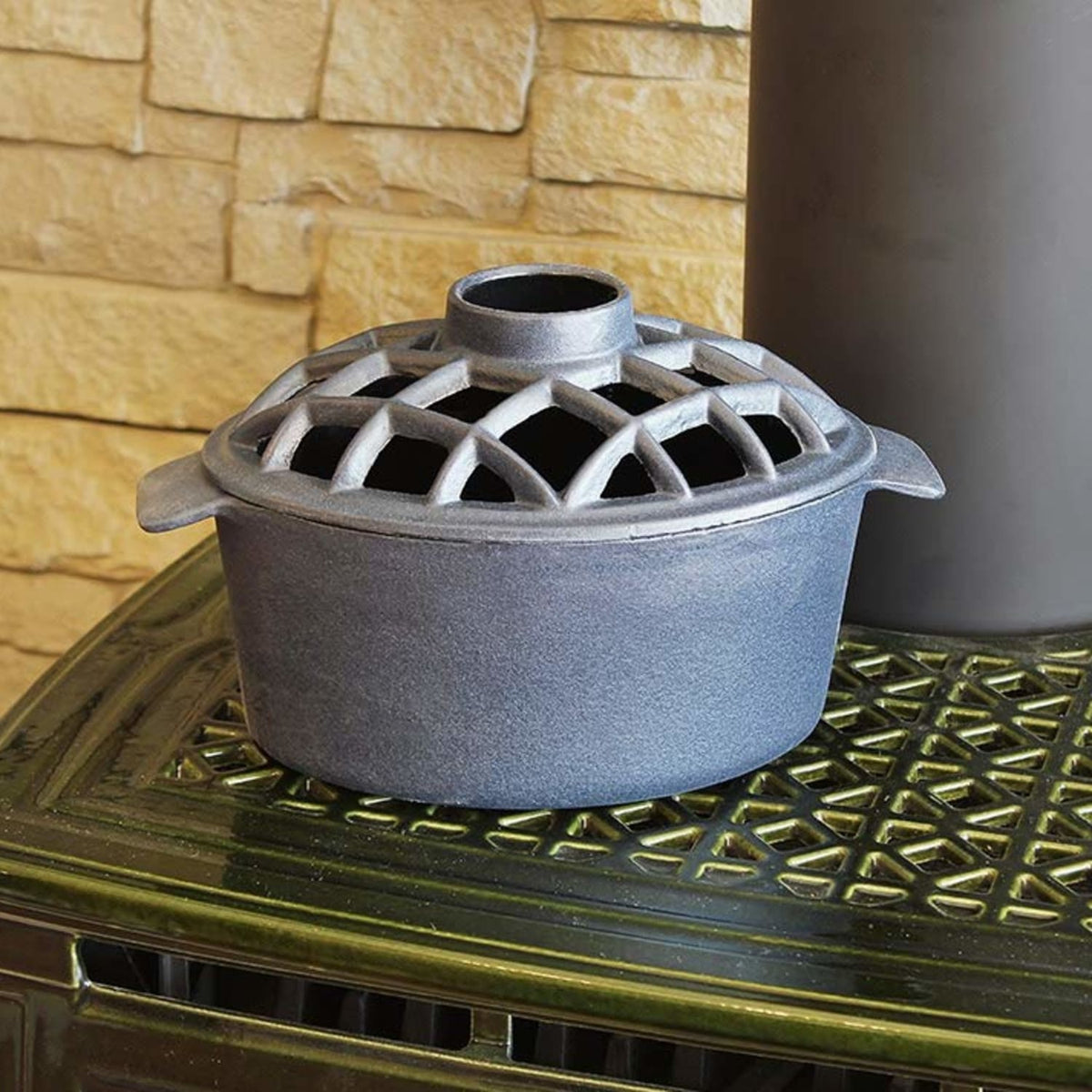 Porcelain Stovetop Steamers - Flat Black