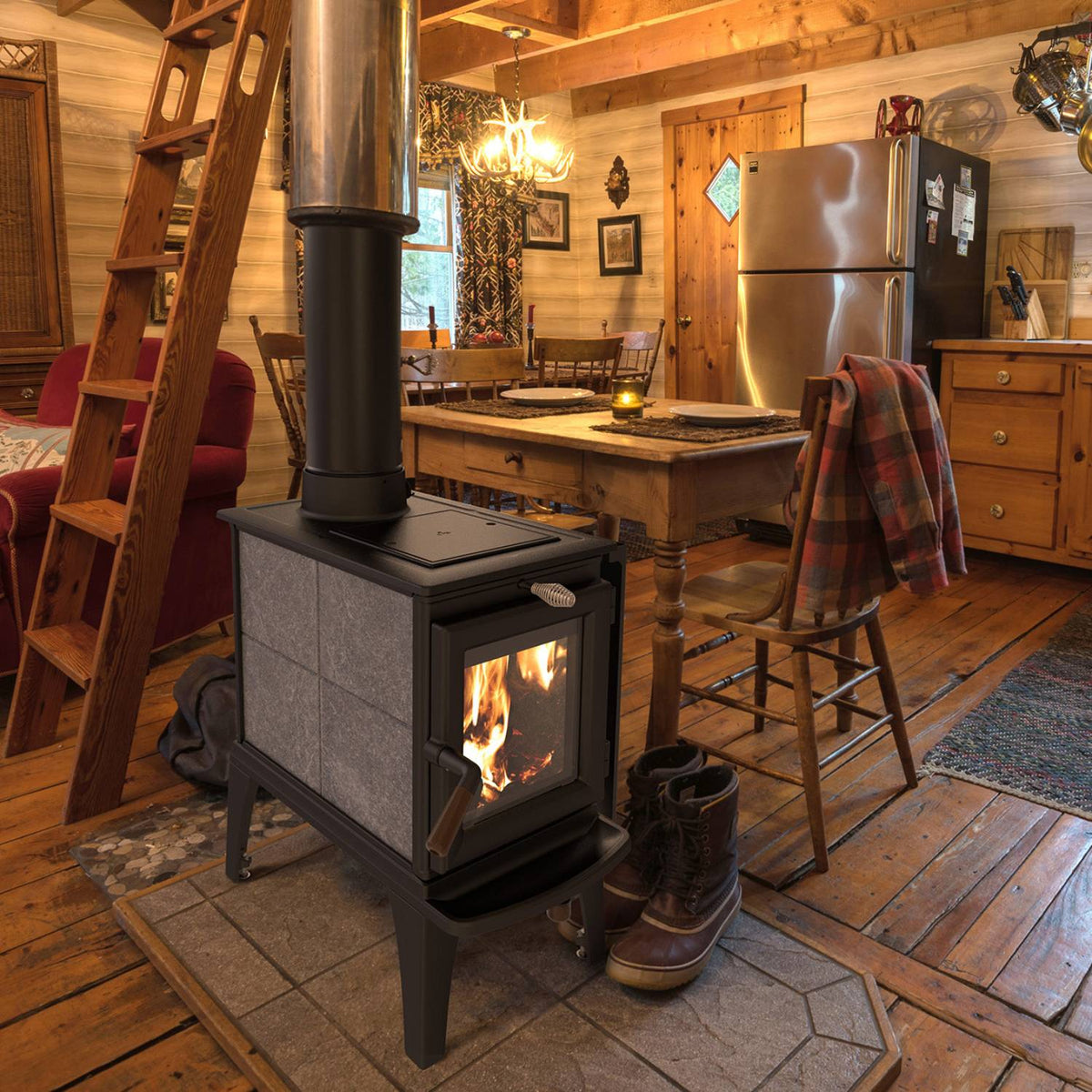 Hearthstone Lincoln TruHybrid Wood Heat Stove
