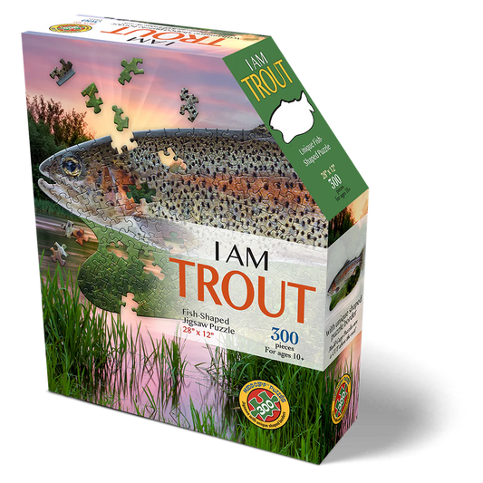 Shaped Jigsaw Puzzle - Trout- 300pcs