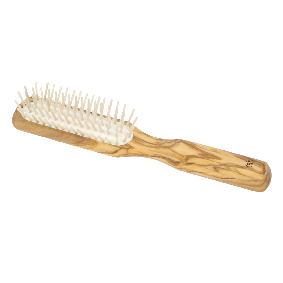 Olive Wood Hairbrush with 5 Rows