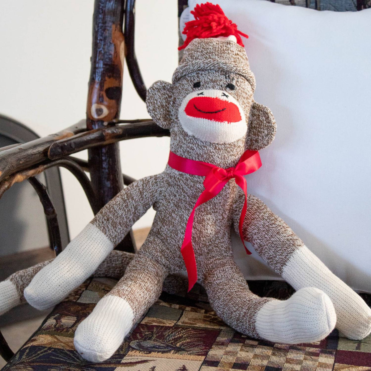 Hand-Sewn Sock Monkey
