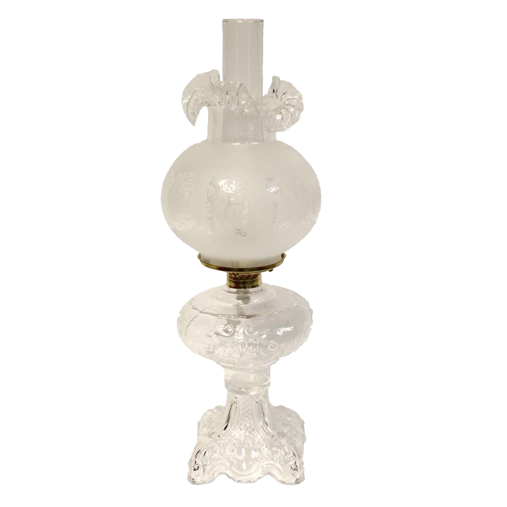 22" Princess Feather Oil Lamps