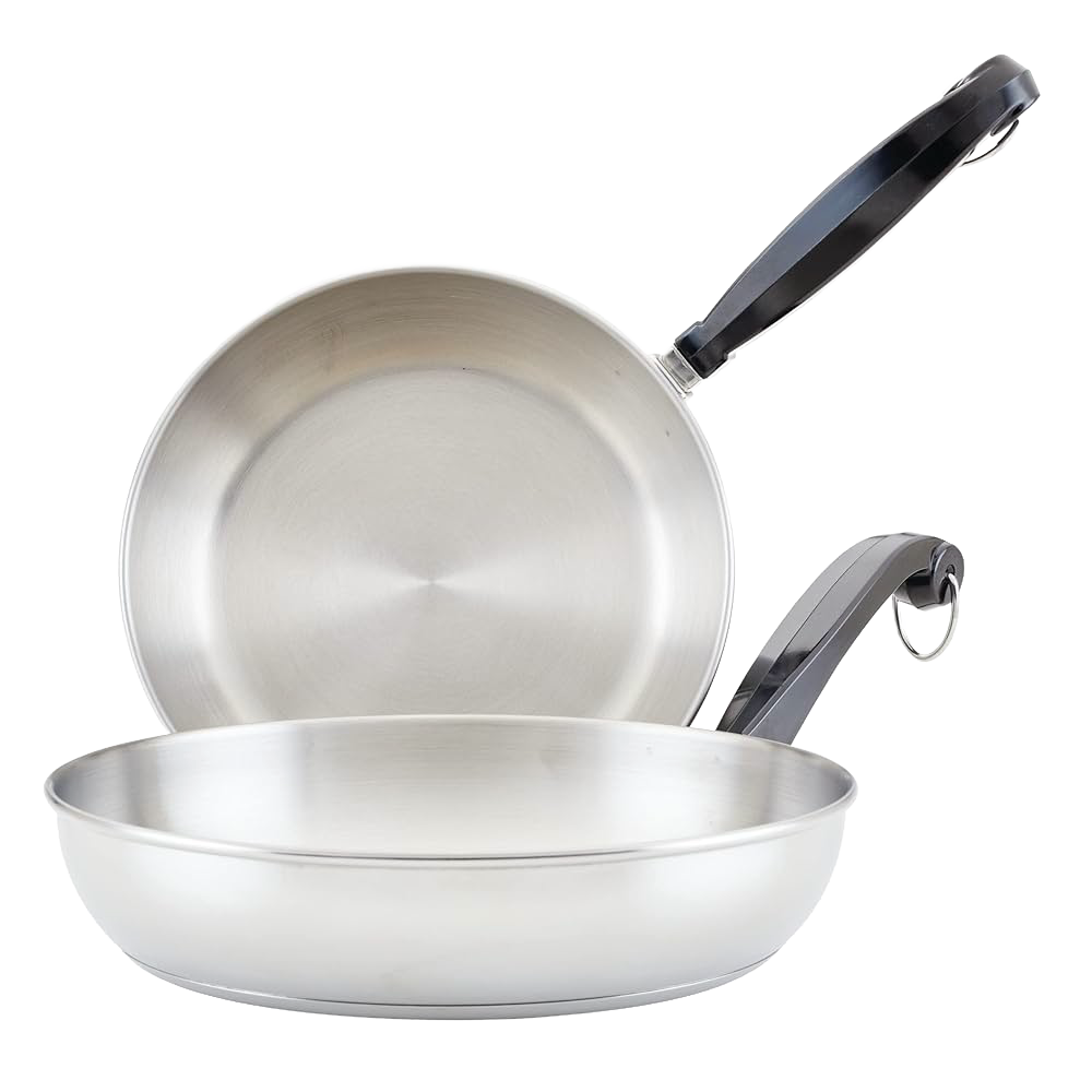 Farberware Classic Stainless Steel Skillet Set