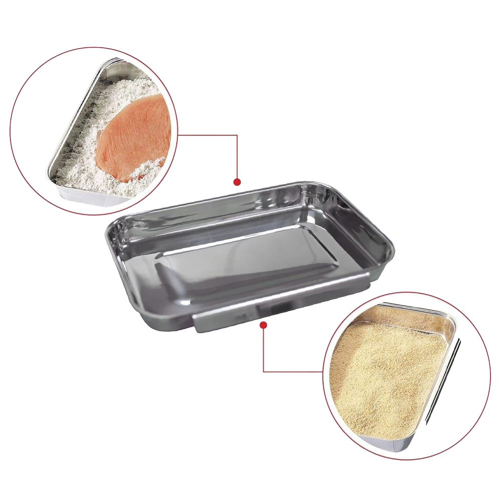 Stainless Steel Breading Pan Set