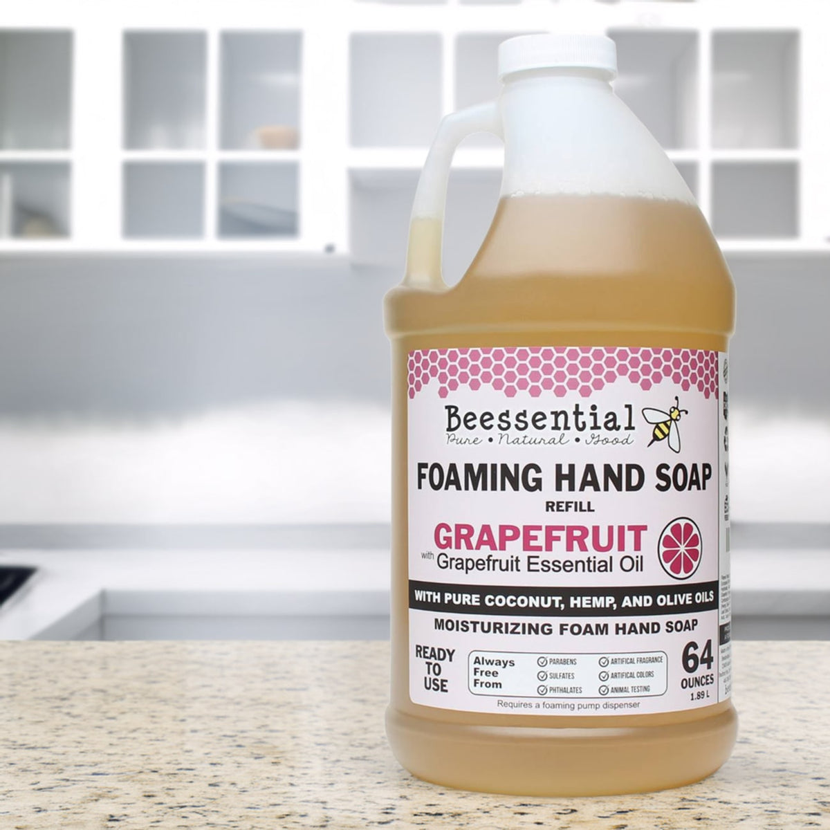 Beessential Foaming Hand Soap Refill - 64 oz