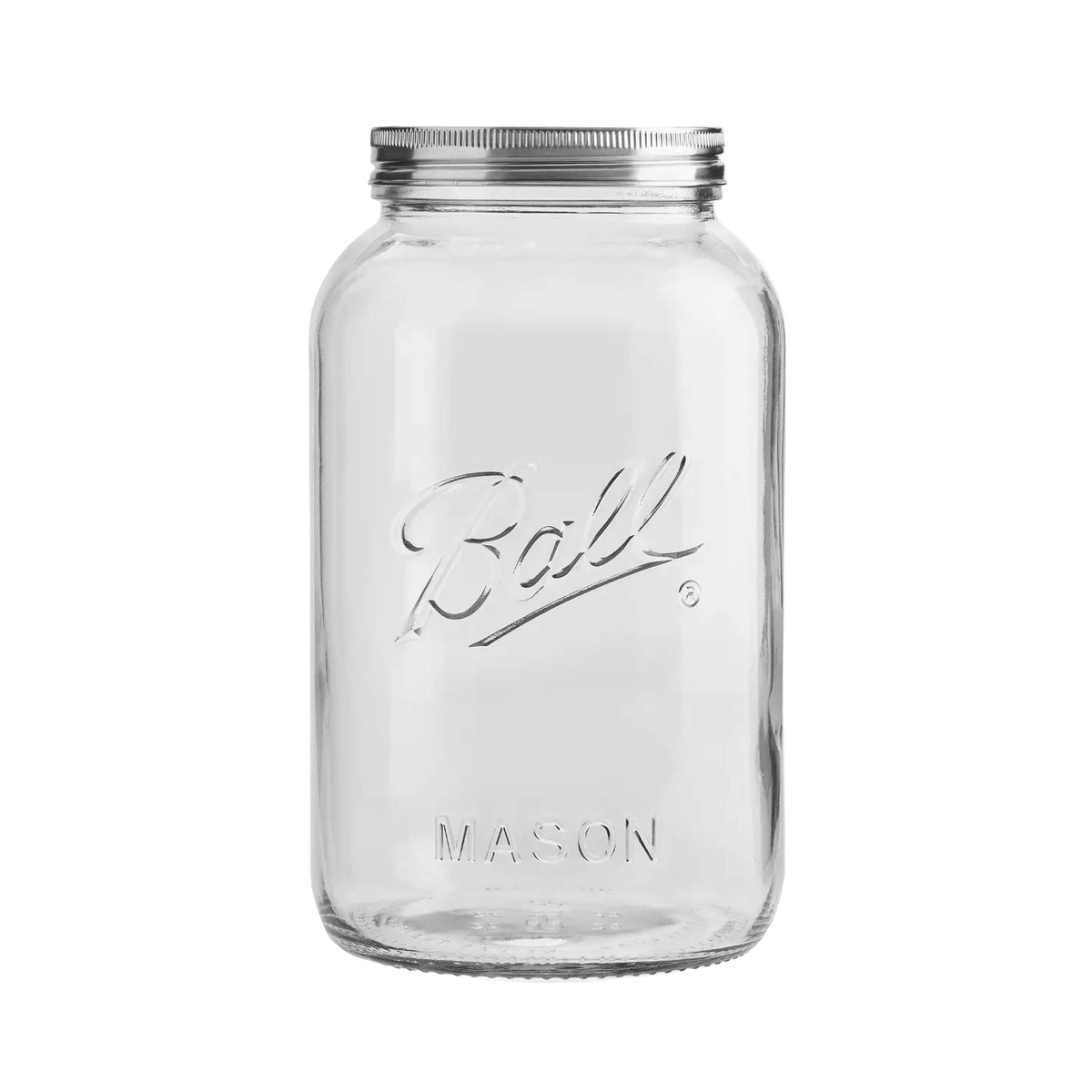 Ball Decorative Storage Jar with Stainless Steel Lid