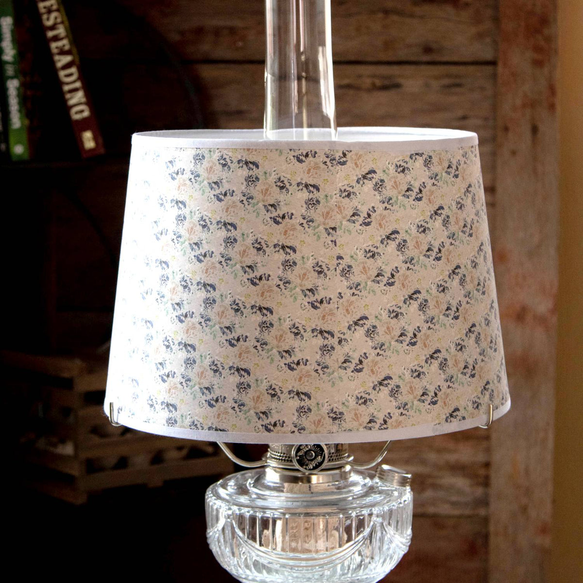 Aladdin Floral Tapestry Parchment Oil Lamp Shade