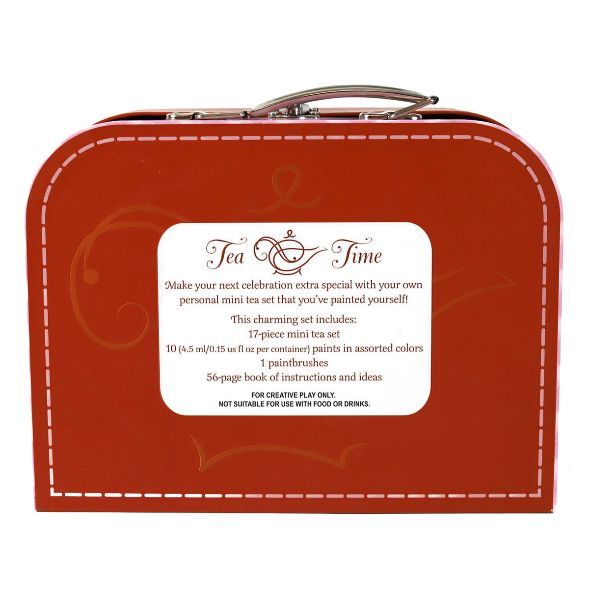 Tea Time Paint & Pretend Suitcase Art Kit