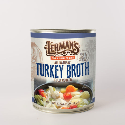 Lehman's Canned Turkey Broth - 27 oz