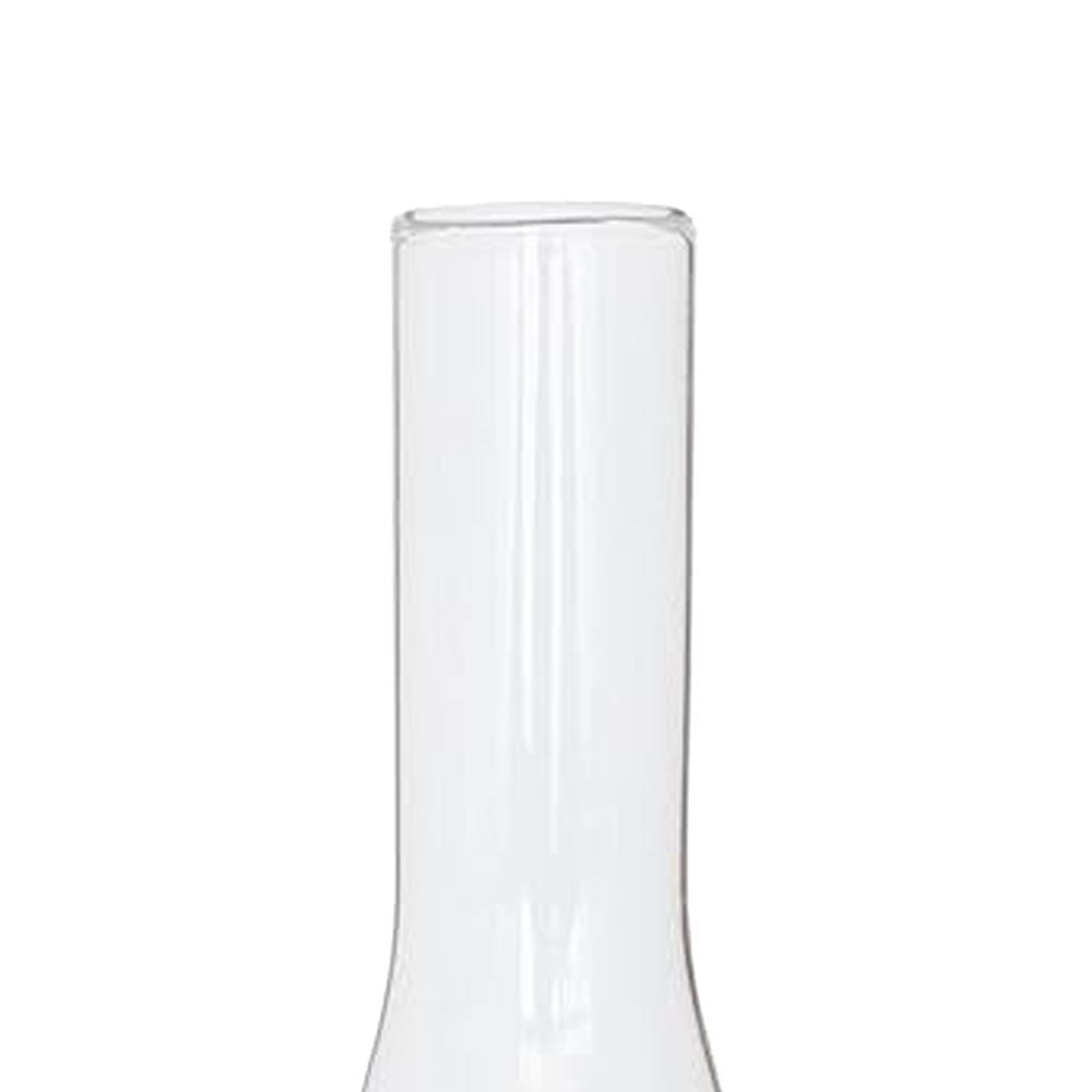 Clear Oil Lamp Chimney - 1-5/8" base