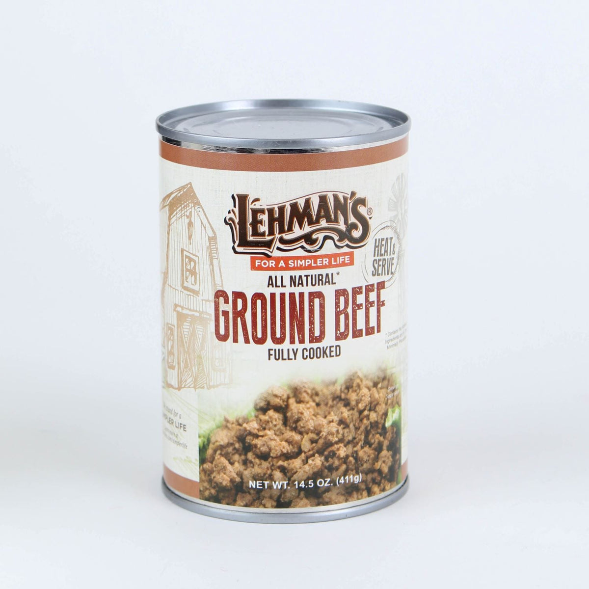Lehman's Canned Ground Beef