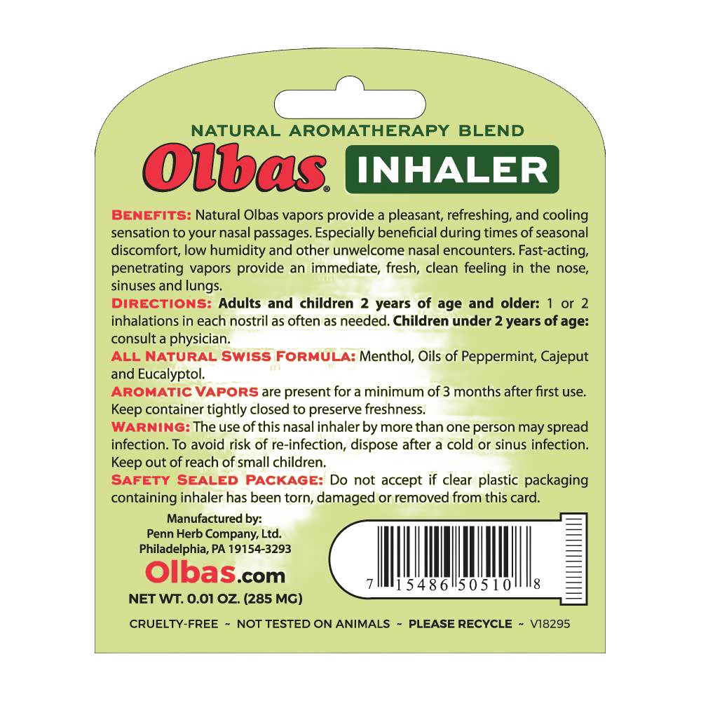 Olbas All-Natural Inhaler - 1 oz