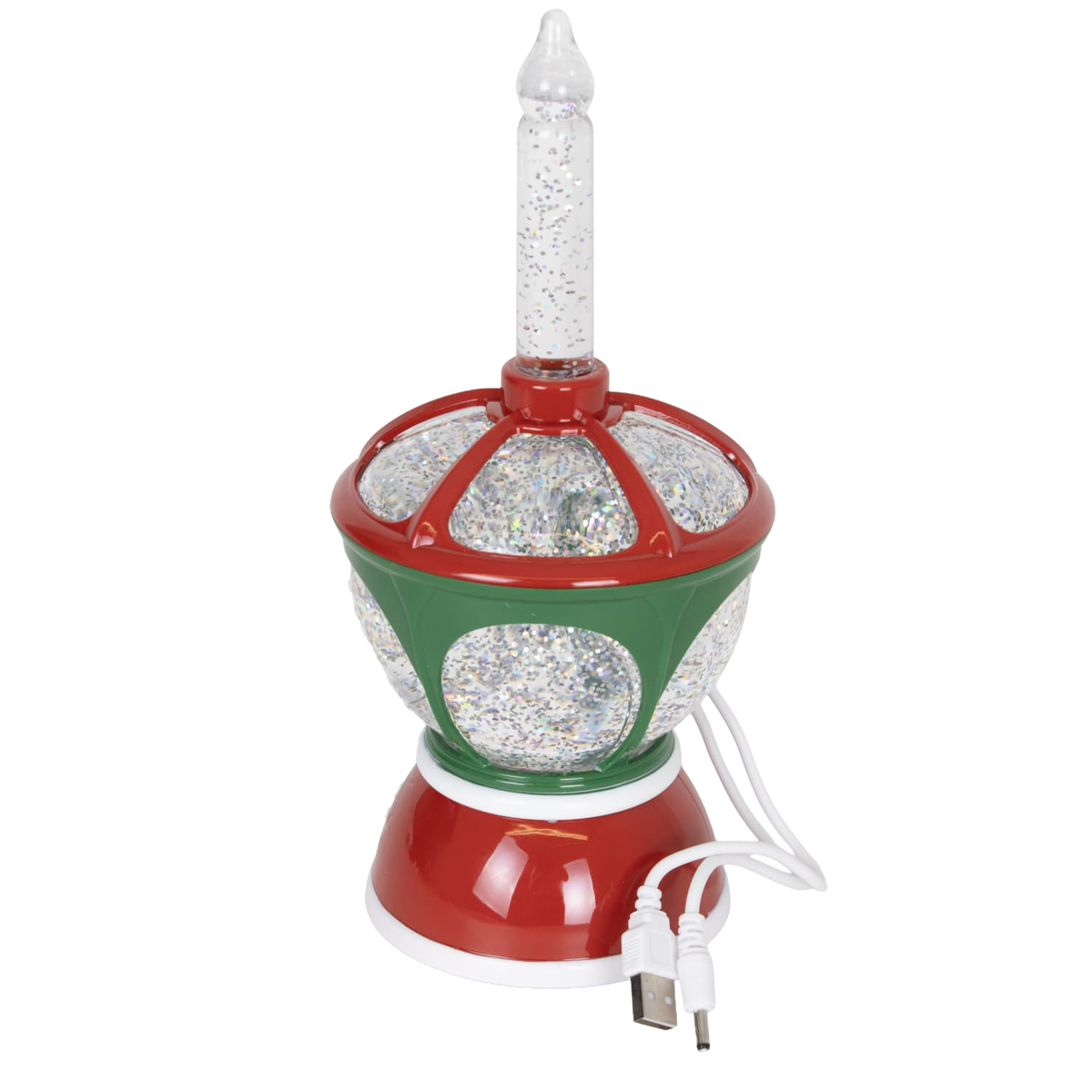 Retro Christmas Swirl Bubble Light - 9.75"