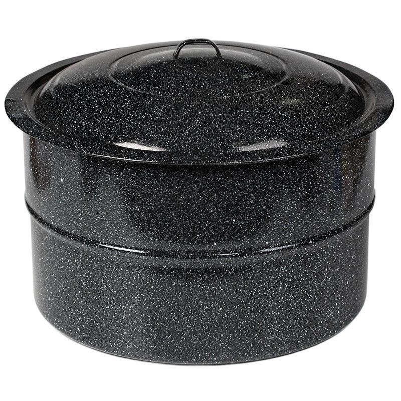 Black Enamelware Canner - 33 qt