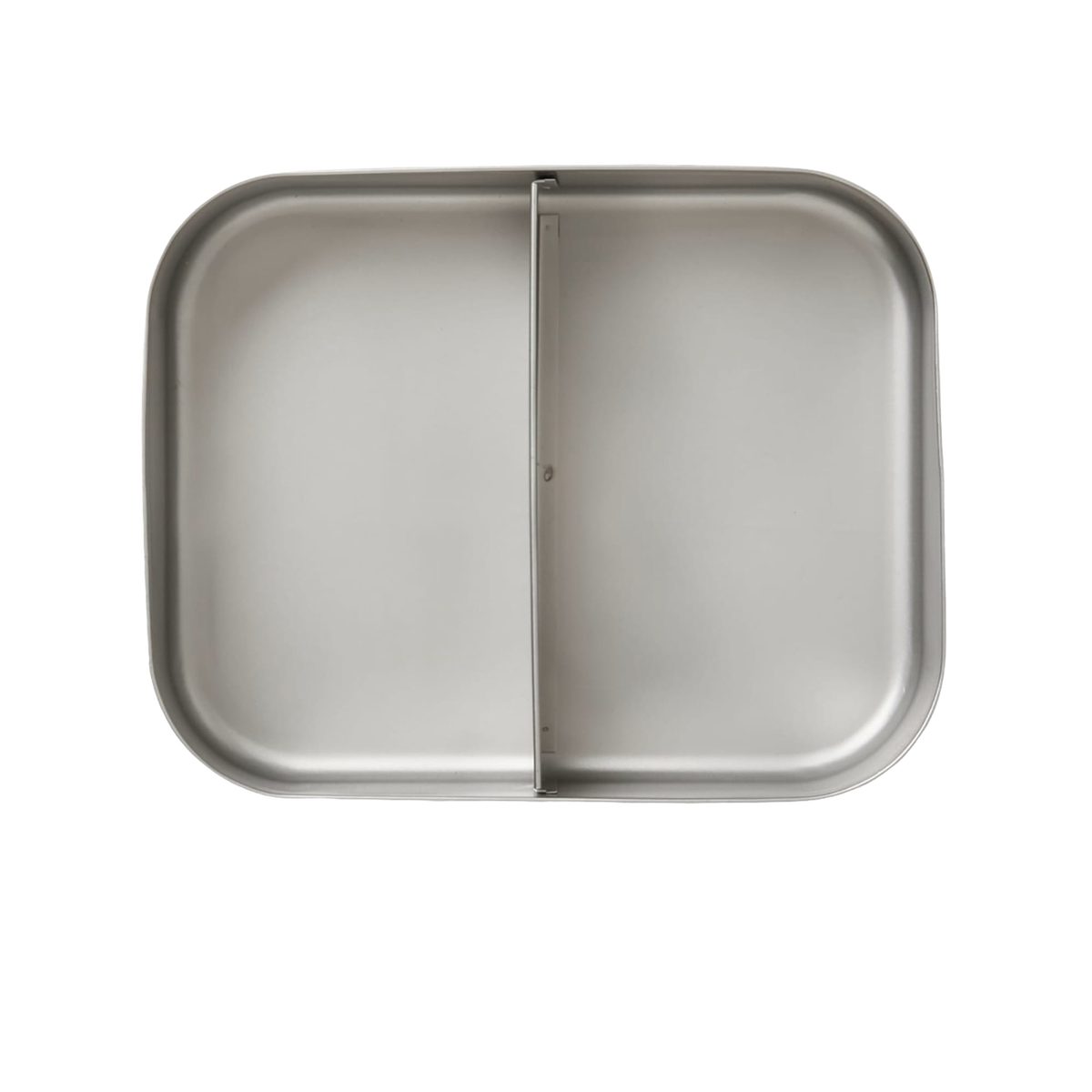 Stainless Steel 2-Compartment Snack Container