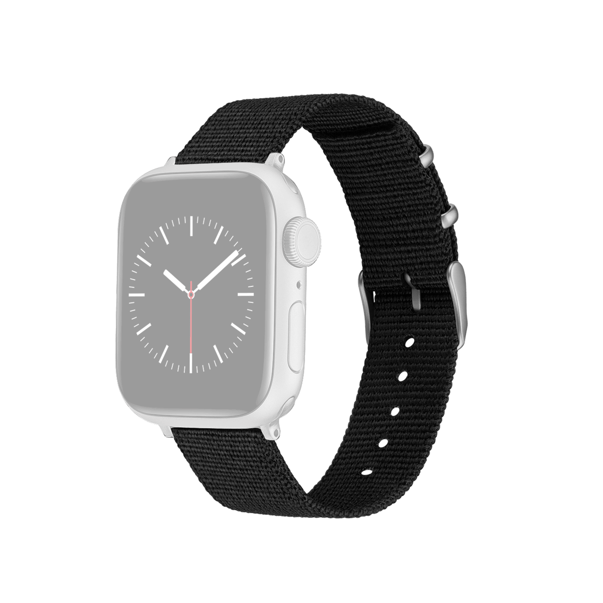 Smartwatch Strap Nato Silver