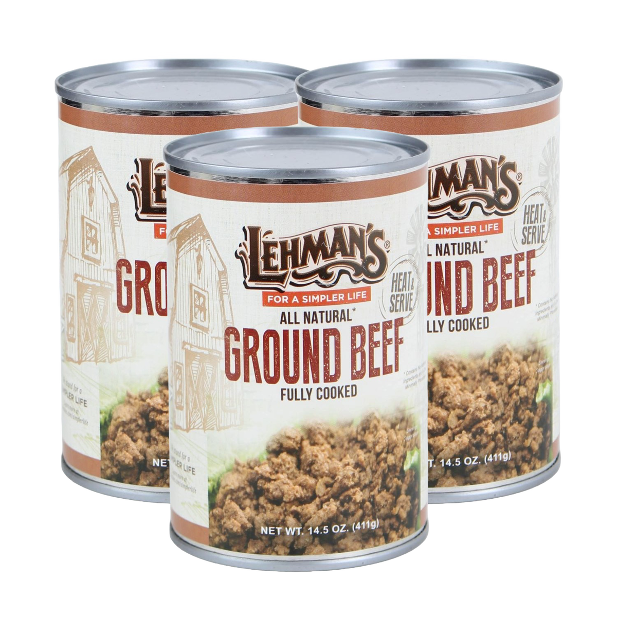 Lehman's Canned Ground Beef