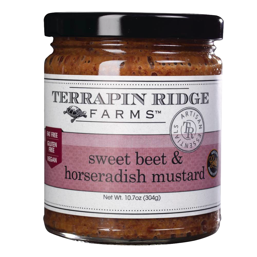 Sweet Beet and Horseradish Mustard