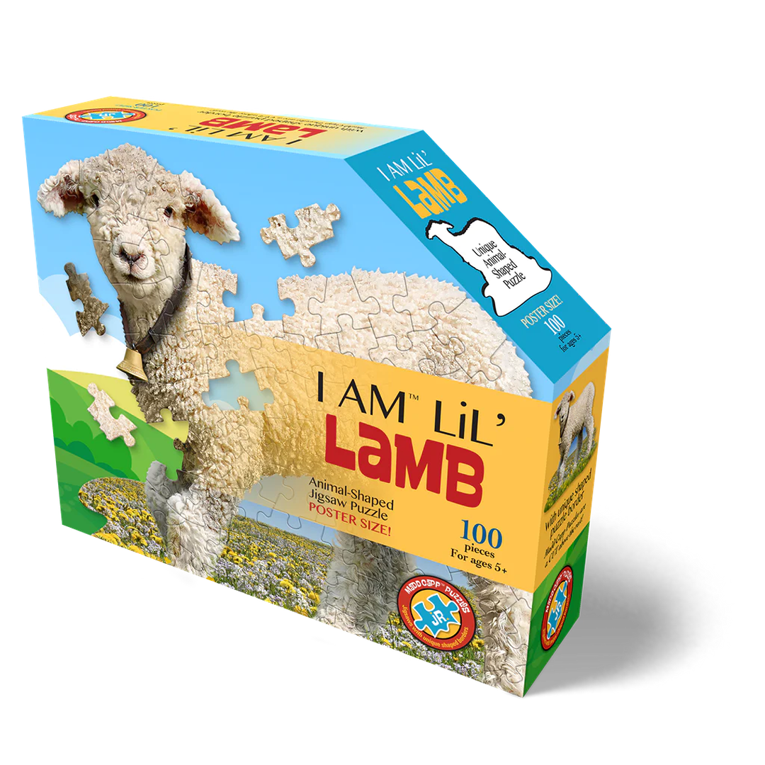 Shaped Jigsaw Puzzle - Lamb - 100pcs