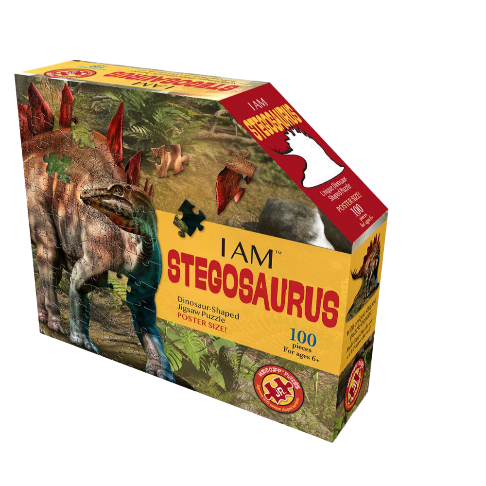 Shaped Jigsaw Puzzle - Stegosaurus - 100pcs