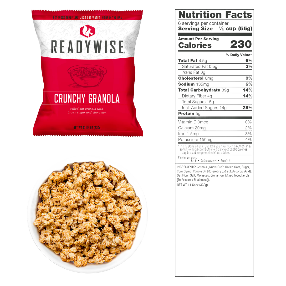 ReadyWise 7-Day Emergency Food Supply Ready Grab Bag