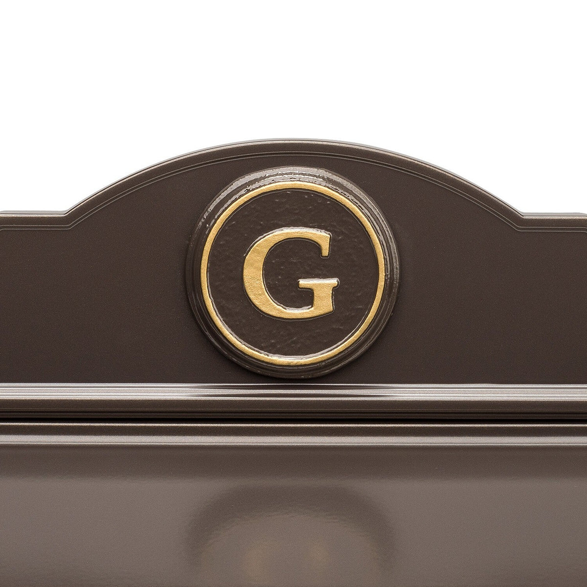 Whitehall Custom Wall Mount Mailbox - Bronze/Gold