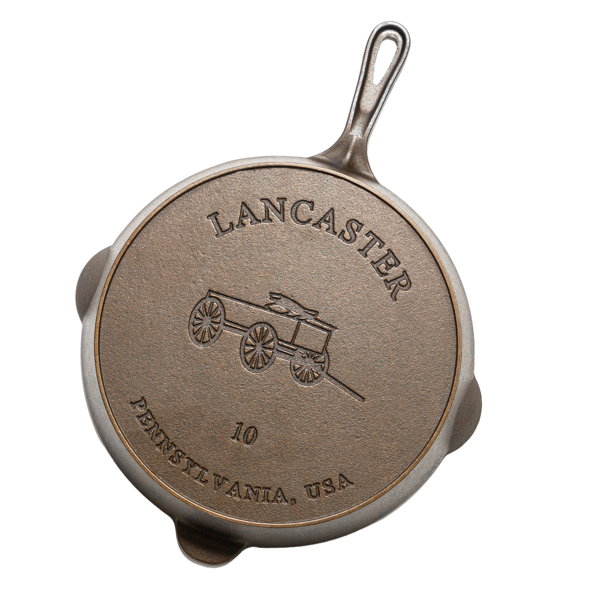 Lancaster No. 10 Cast Iron Skillet - 11-5/8"