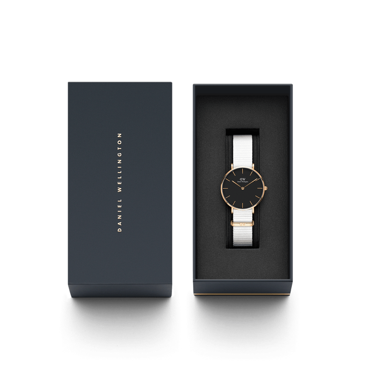 Petite Dover Black Rose Gold