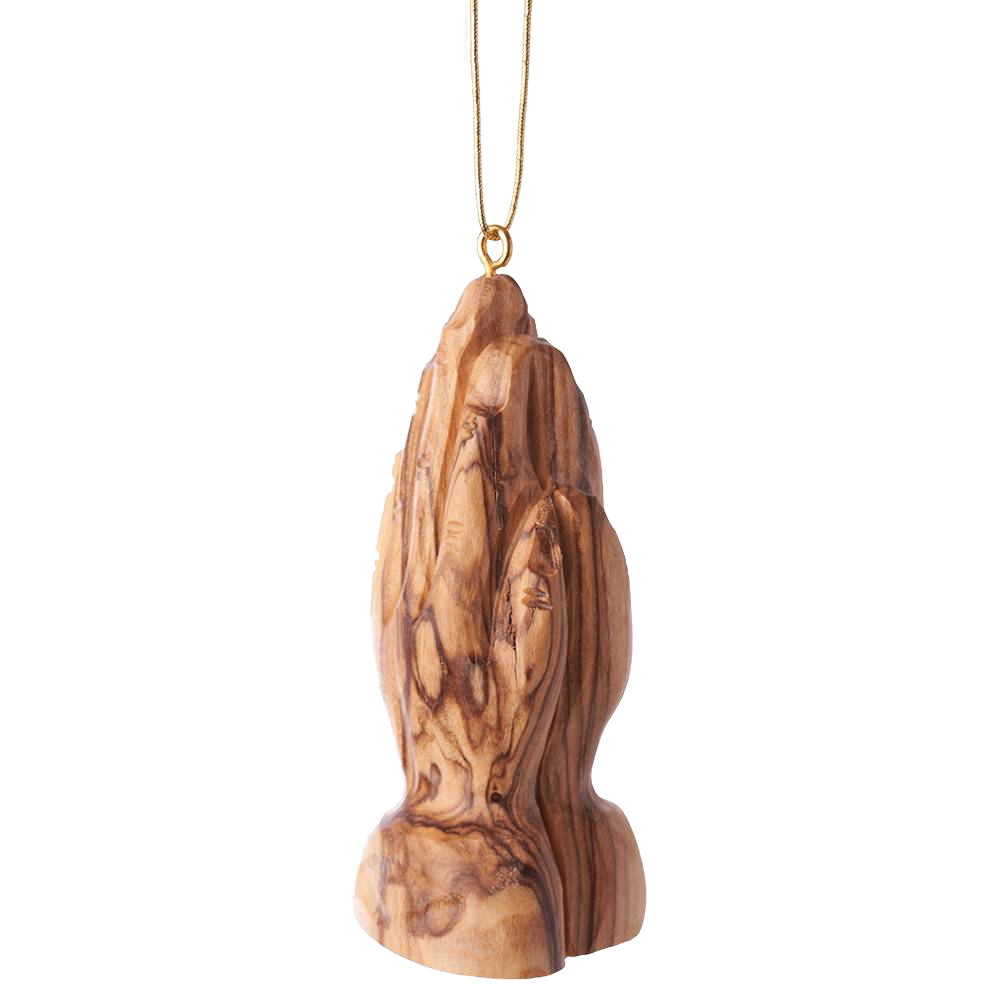 Olive Wood Ornament - Praying Hands