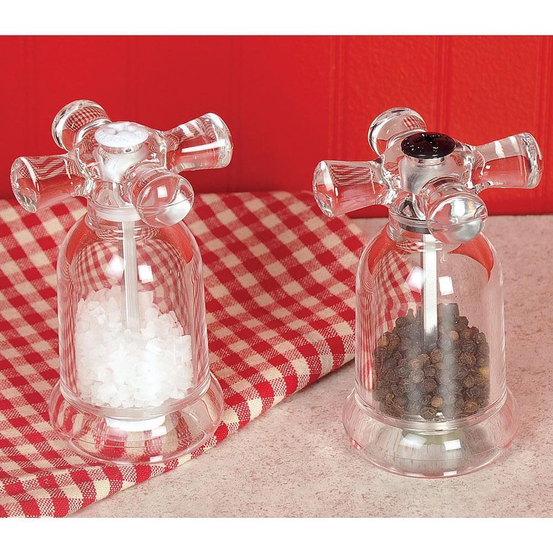 Faucet Salt and Pepper Mills