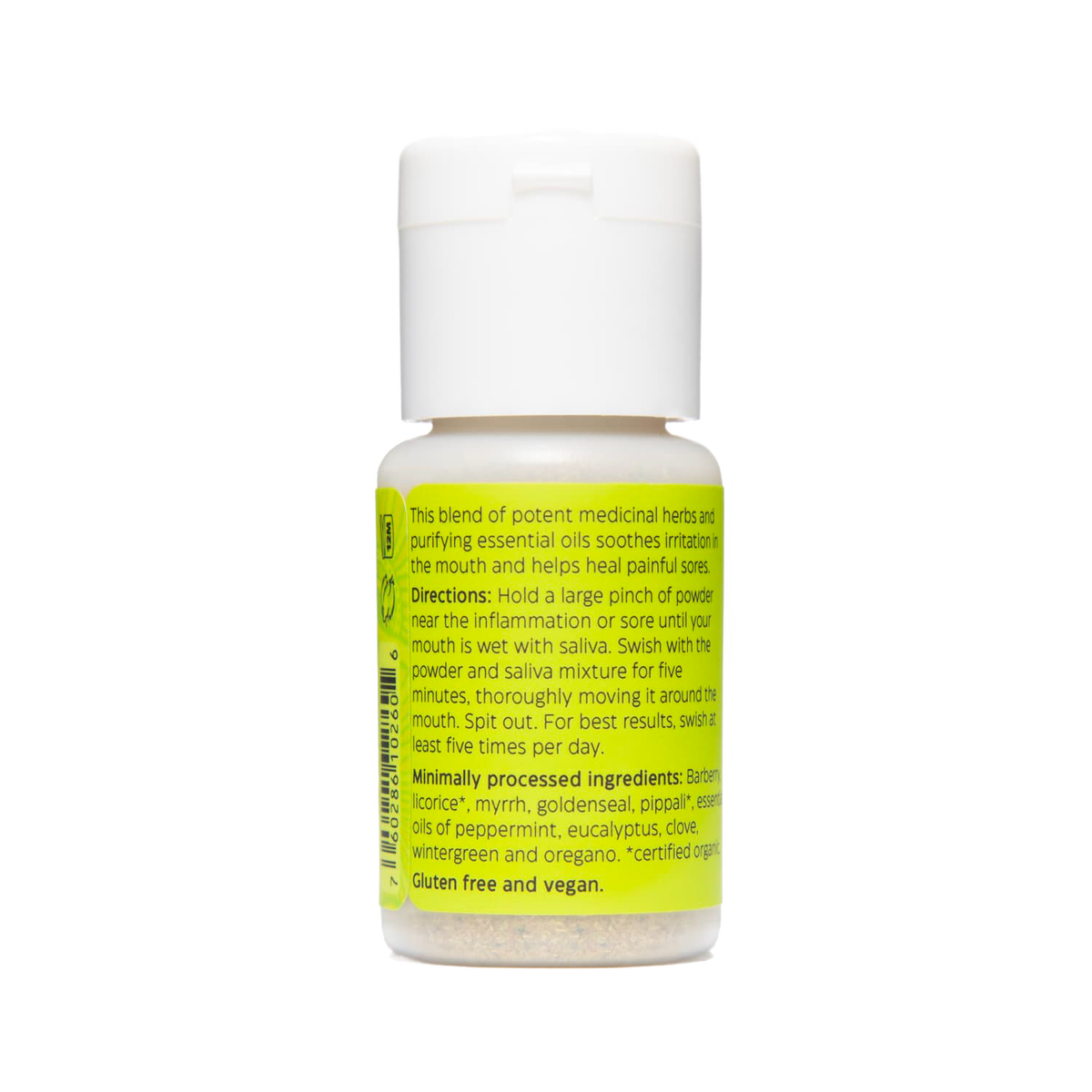 Uncle Harry's Tooth Powder for Inflamed Gums and Mouth Sores
