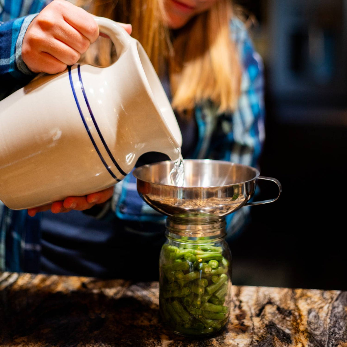 Stainless Steel Funnel with Removable Spout
