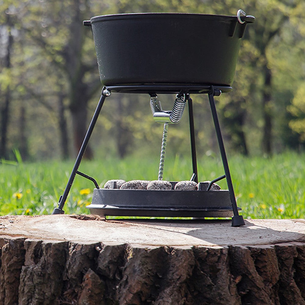 Petromax Cast Iron Dutch Oven with Flat Base