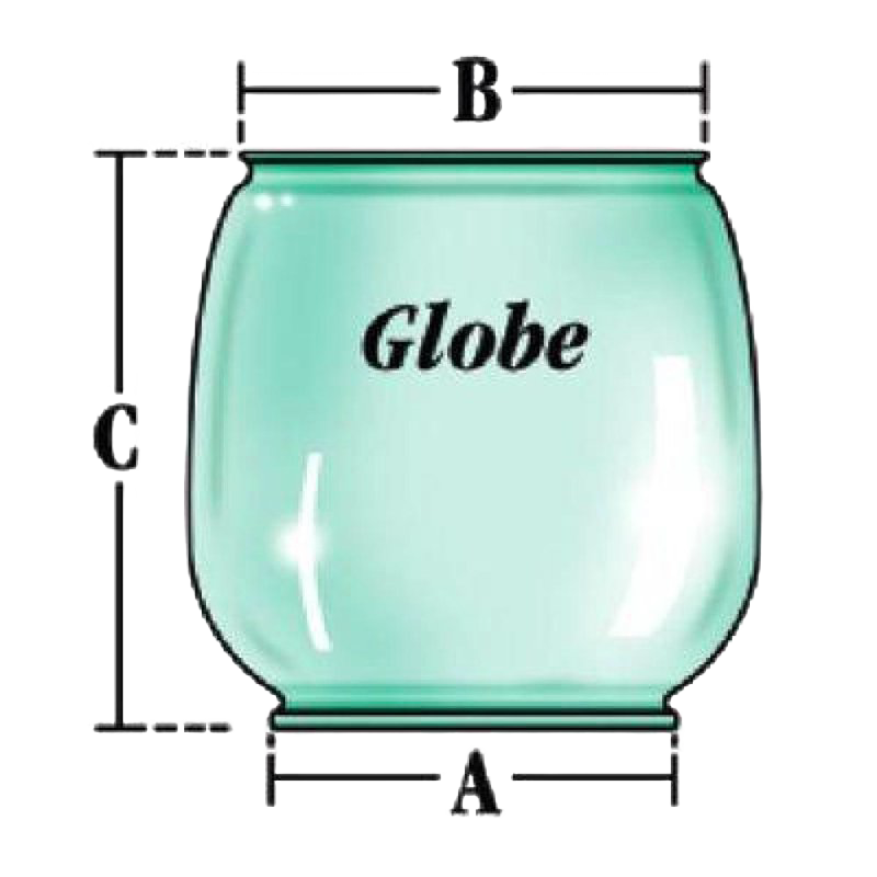 Red Globe for Dietz Lil' Wizard Oil Lanterns