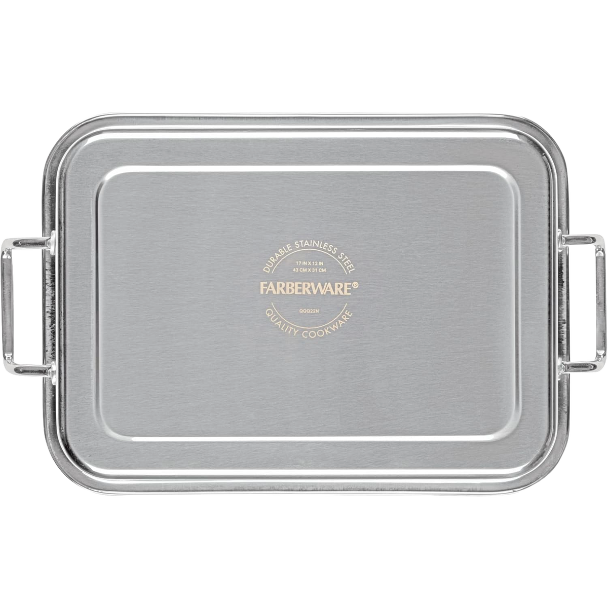 Farberware Stainless Steel Roaster with Rack 17"x12.25"