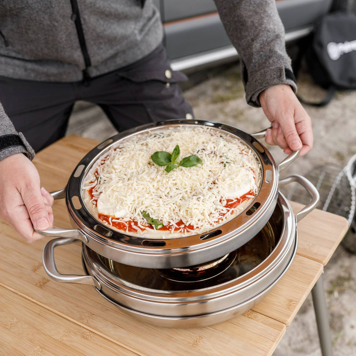 Petromax Pizza Baking Tray for Camping Oven